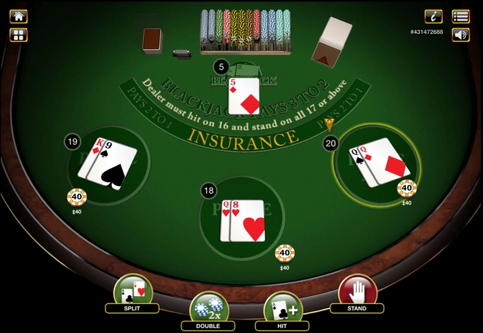 Blackjack Split 1