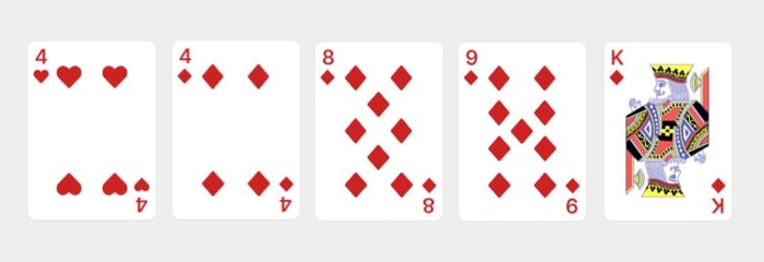 Video Poker Hand 1